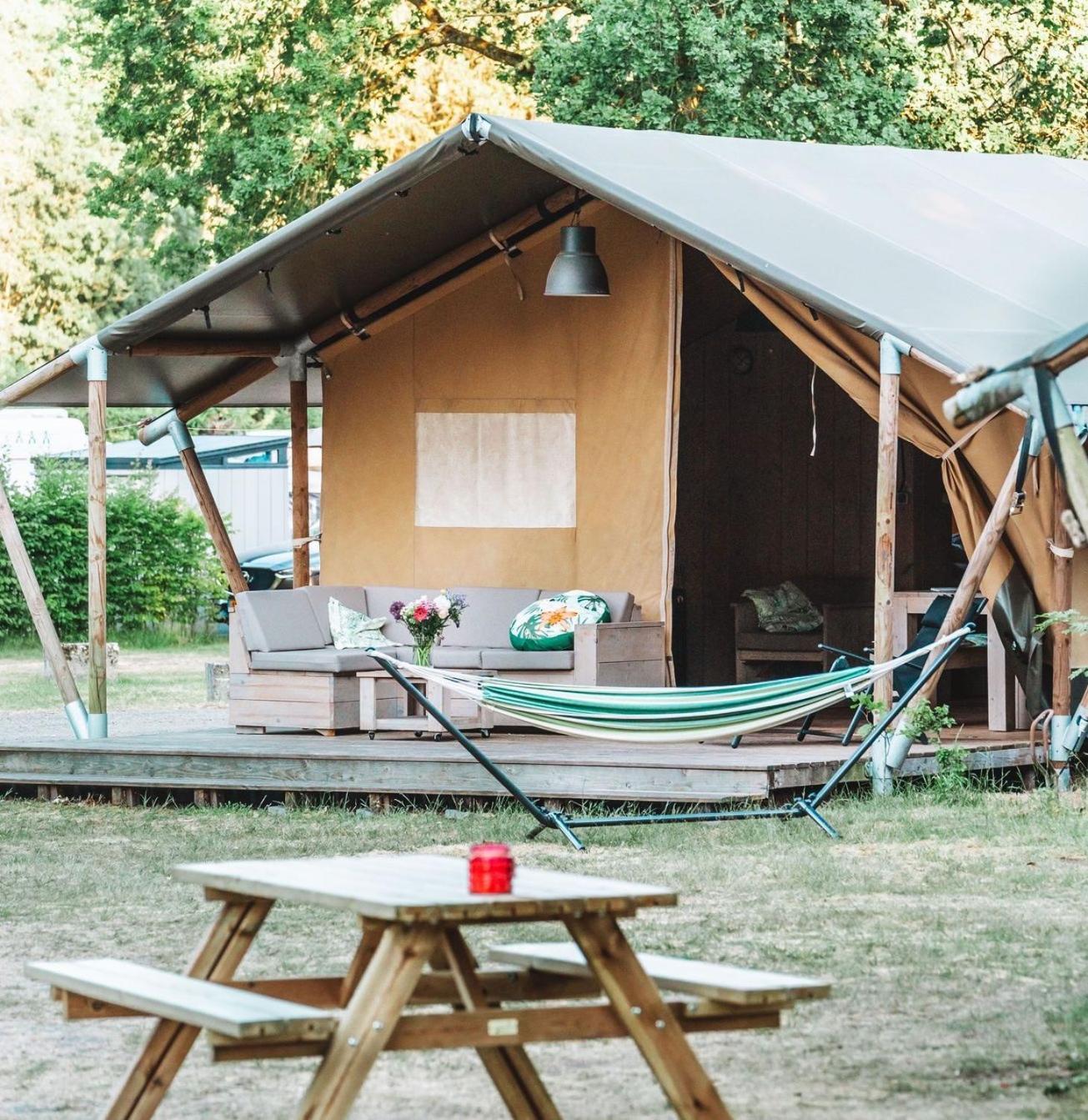 Glamping Holten Luxe Safaritent 2 Eksteriør billede