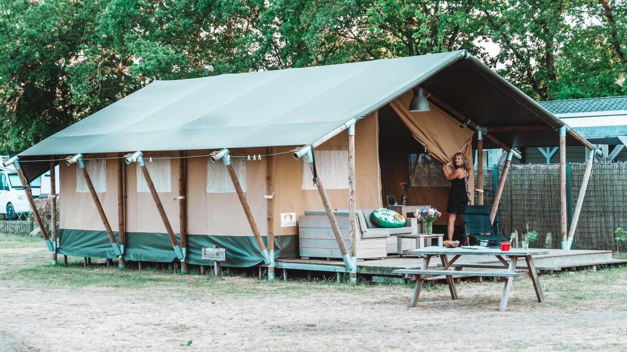 Glamping Holten Luxe Safaritent 2 Eksteriør billede