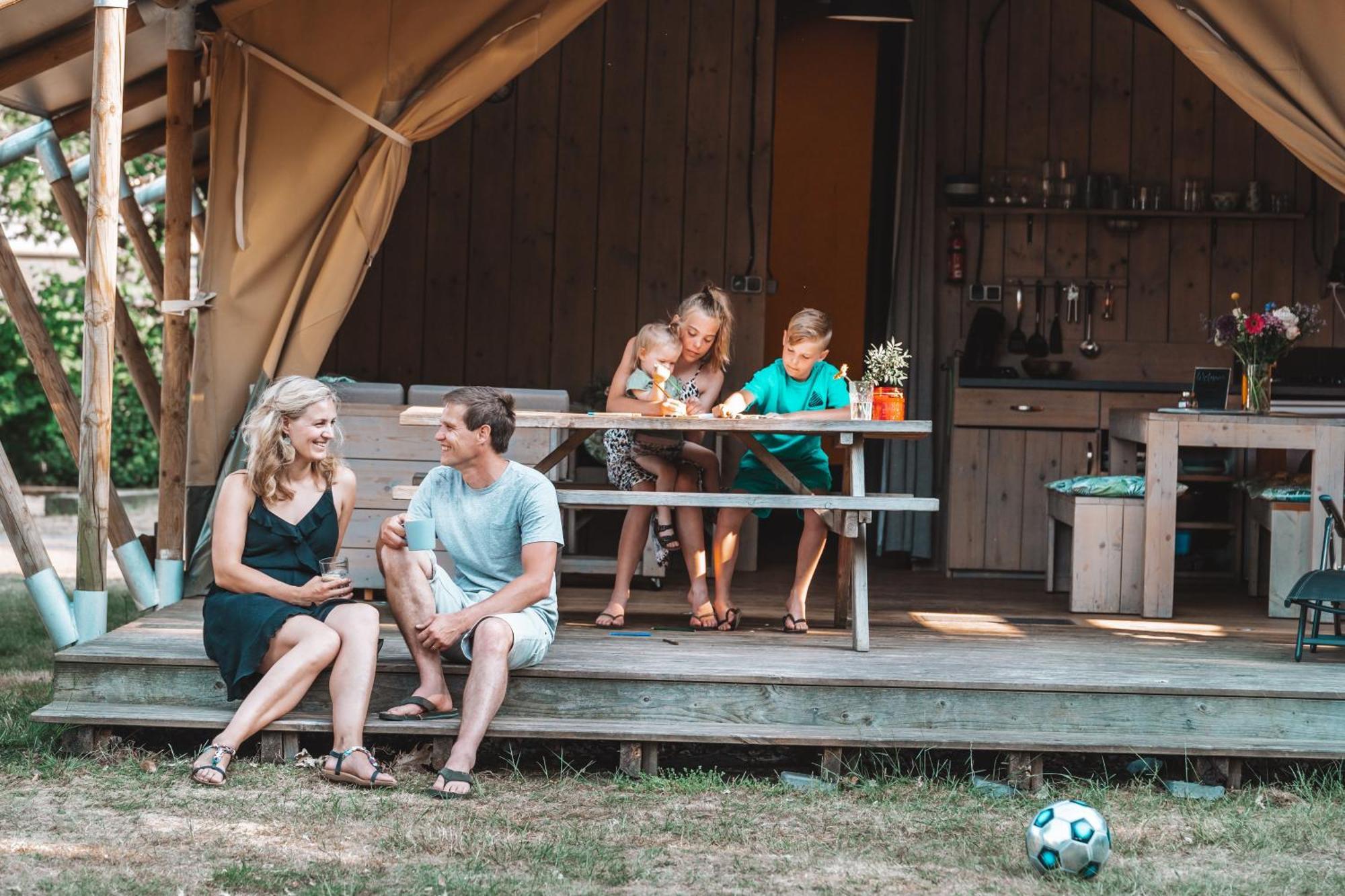 Glamping Holten Luxe Safaritent 2 Eksteriør billede