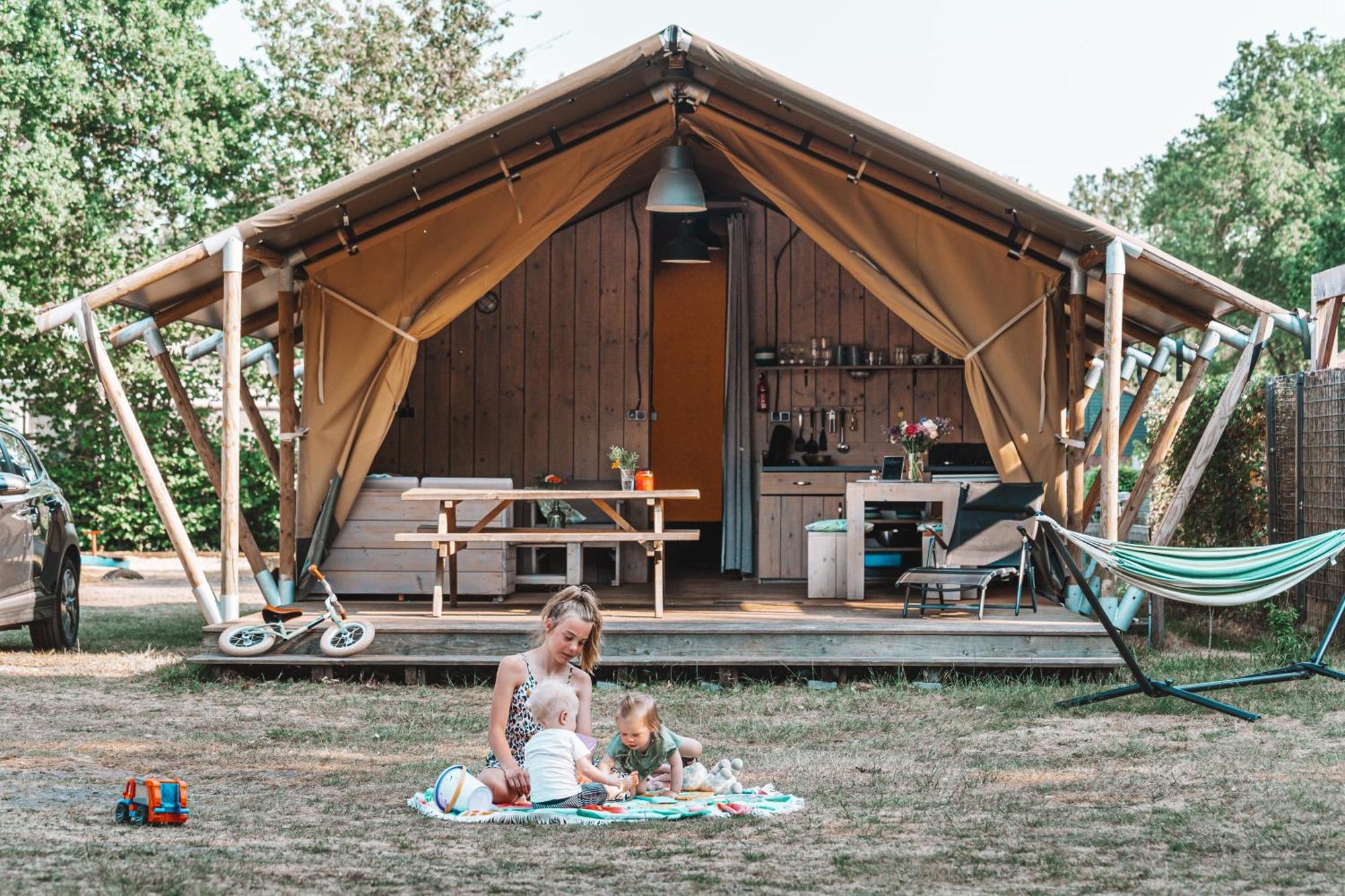 Glamping Holten Luxe Safaritent 2 Eksteriør billede
