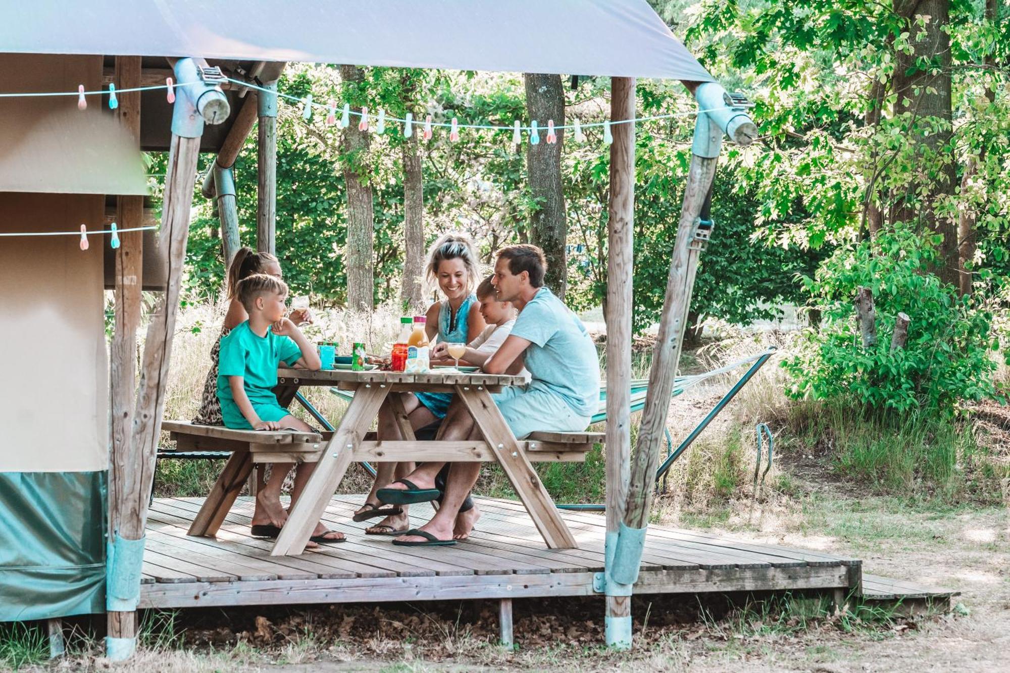 Glamping Holten Luxe Safaritent 2 Eksteriør billede