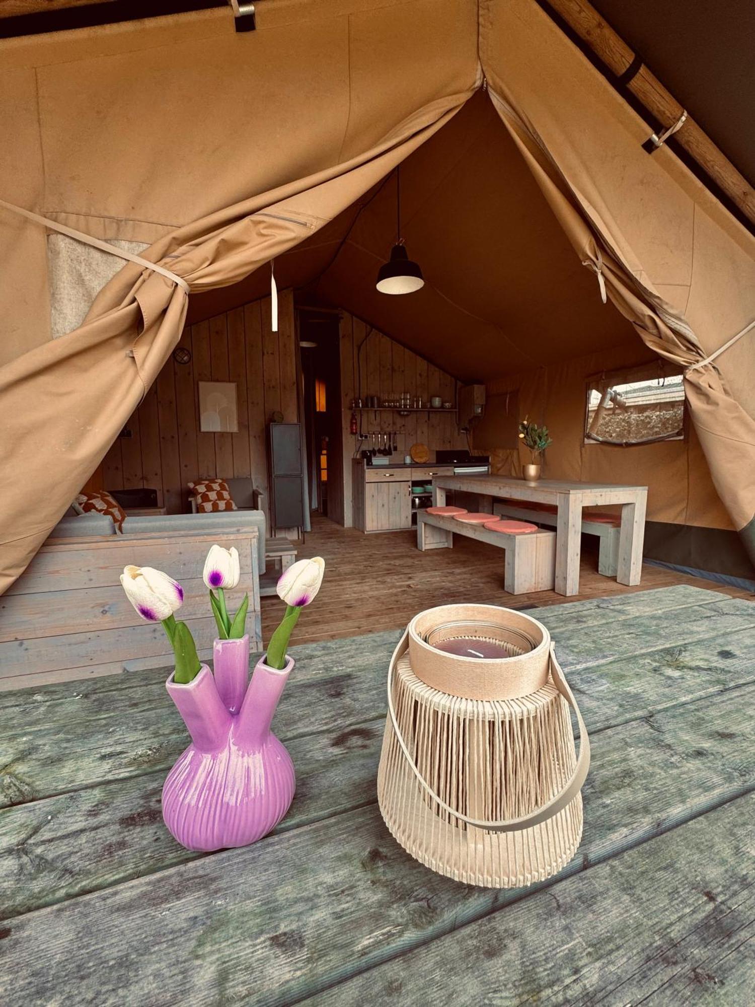 Glamping Holten Luxe Safaritent 2 Eksteriør billede